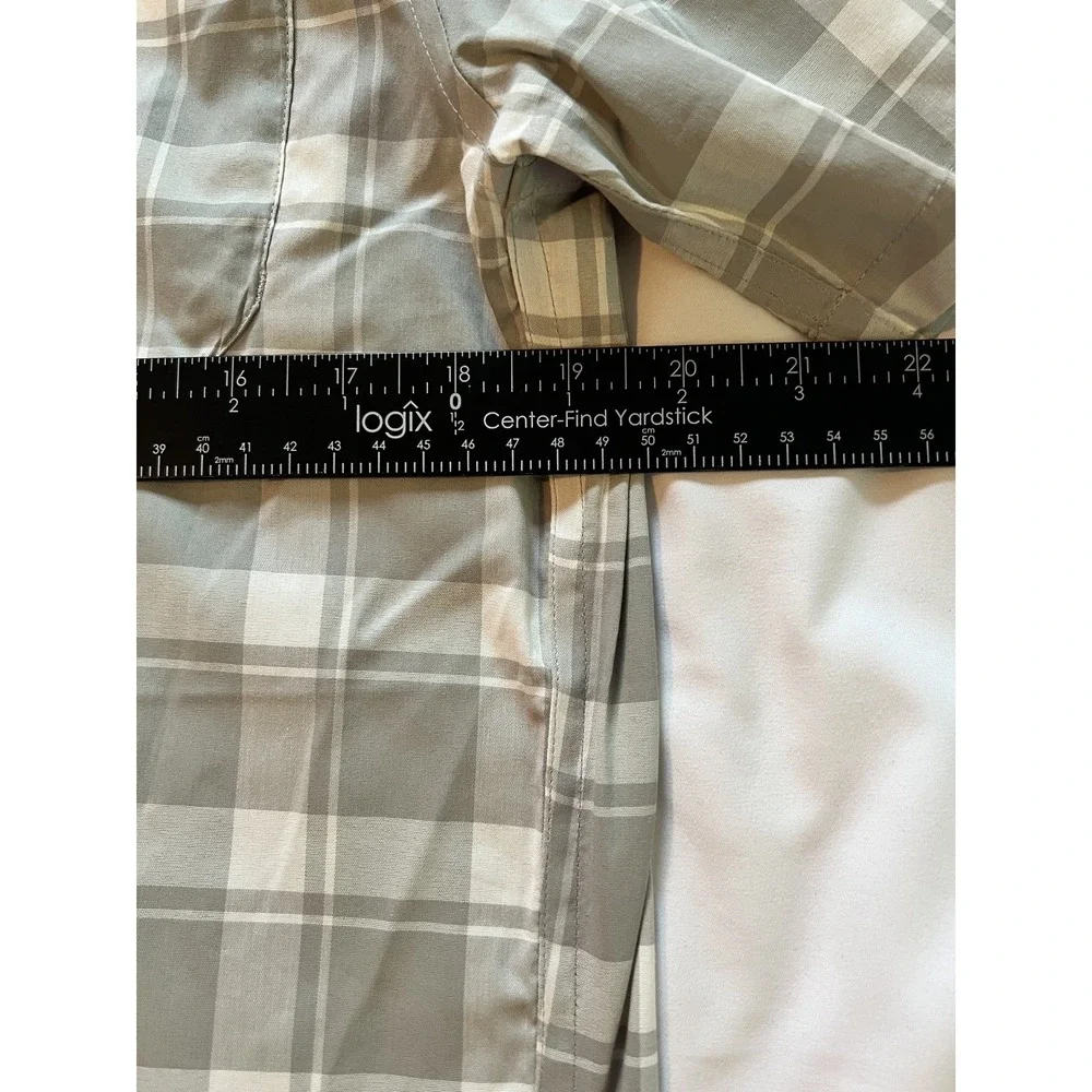 Eddie Bauer Shirt Men Small Plaid Voyager Flex Fishing Button Down (a35) - Picture 8 of 10